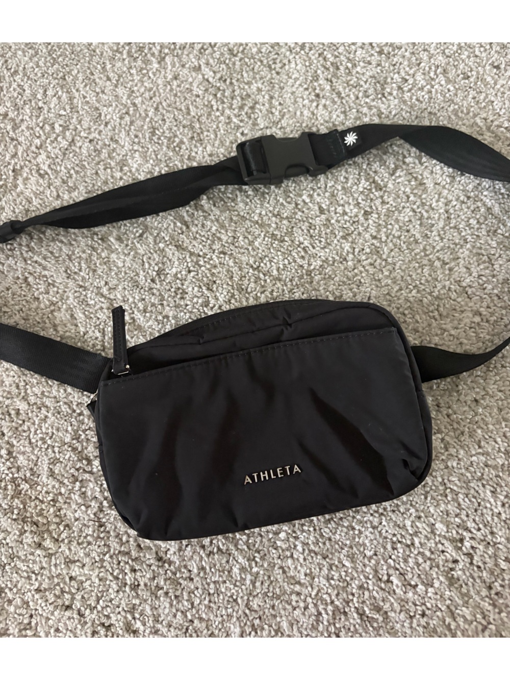 Athleta All About belt bag black small